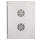Extralink Szafka wisząca rack 9U 600x450 szara szklane drzwi EX.8574 - 489290 - zdjęcie 5